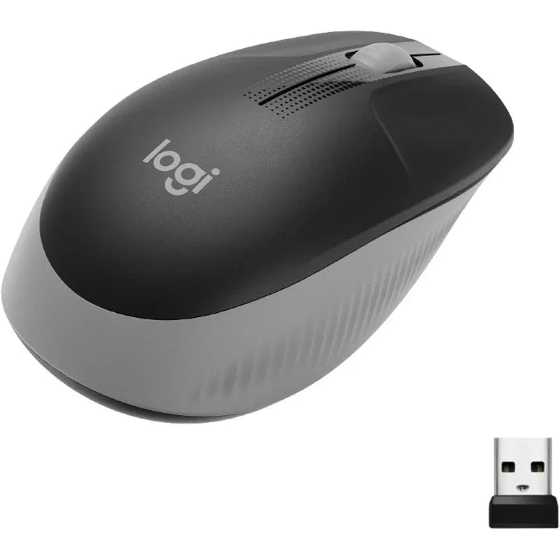 M191 Full-Size Wireless Mouse - MID GREY - 2.4GHZ - EMEA - M191 - eBuy UAE
